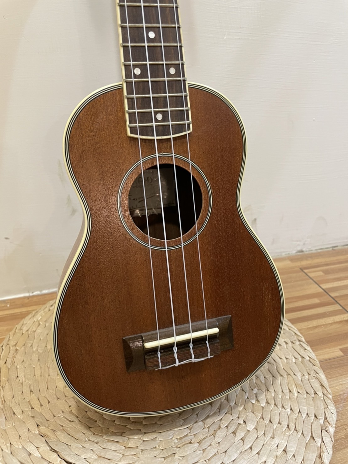 UKAKU - S110 21吋烏克麗麗 白邊沙比利木 【福利品出清8折出售】編號12