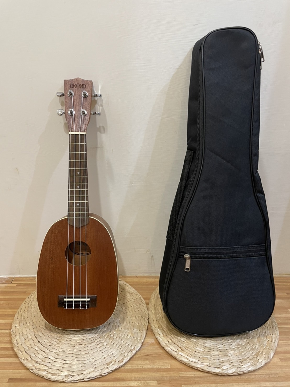 UKAKU - S100 21吋烏克麗麗 菠蘿型 沙比利木 【福利品出清8折出售】編號13