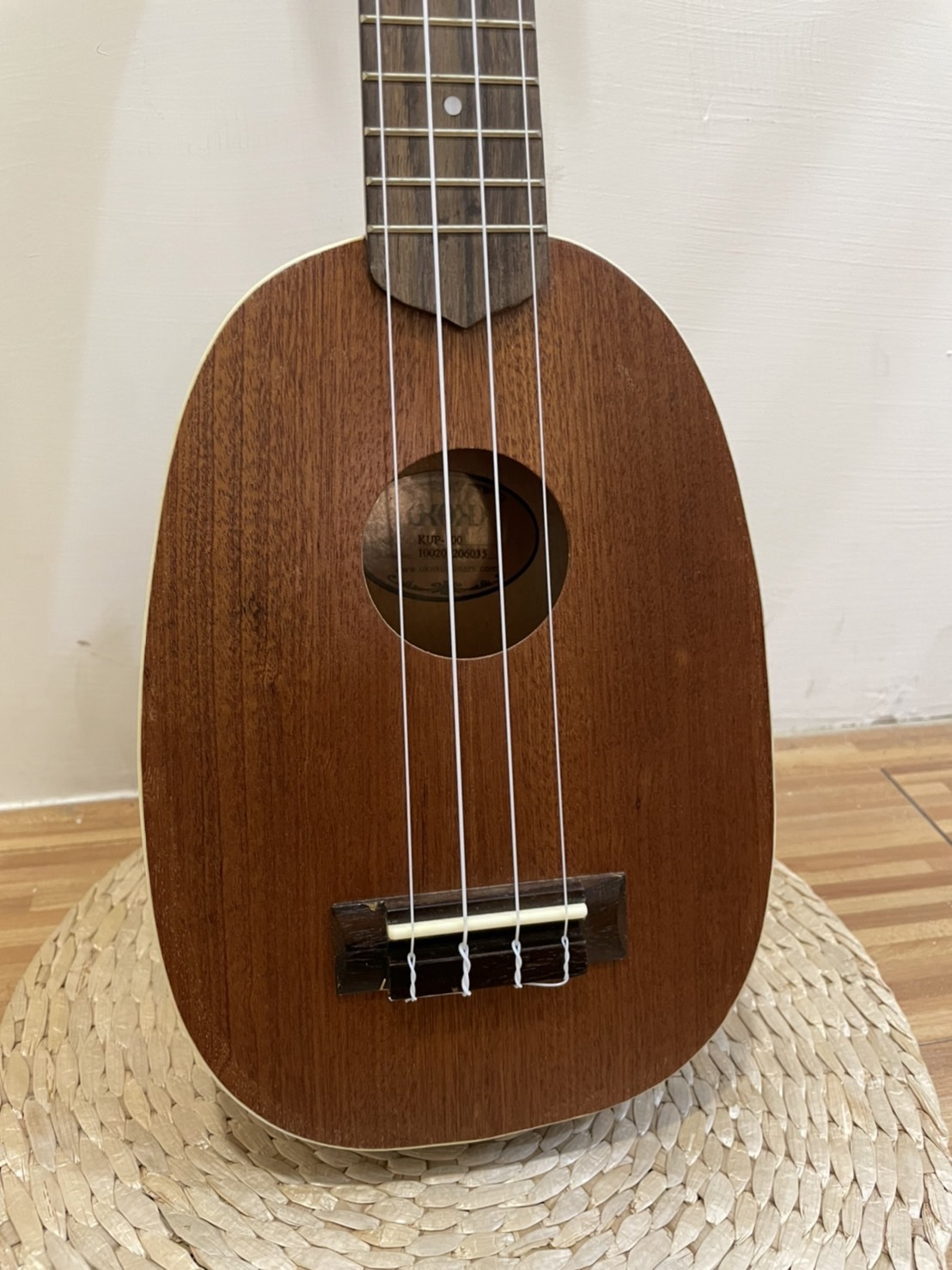 UKAKU - S100 21吋烏克麗麗 菠蘿型 沙比利木 【福利品出清8折出售】編號13