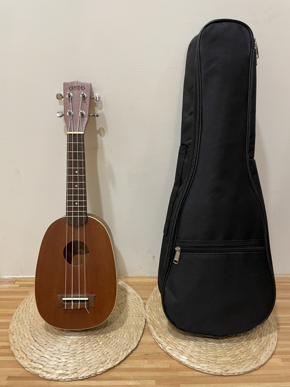 UKAKU - S100 21吋烏克麗麗 菠蘿型 沙比利木 【福利品出清8折出售】編號14