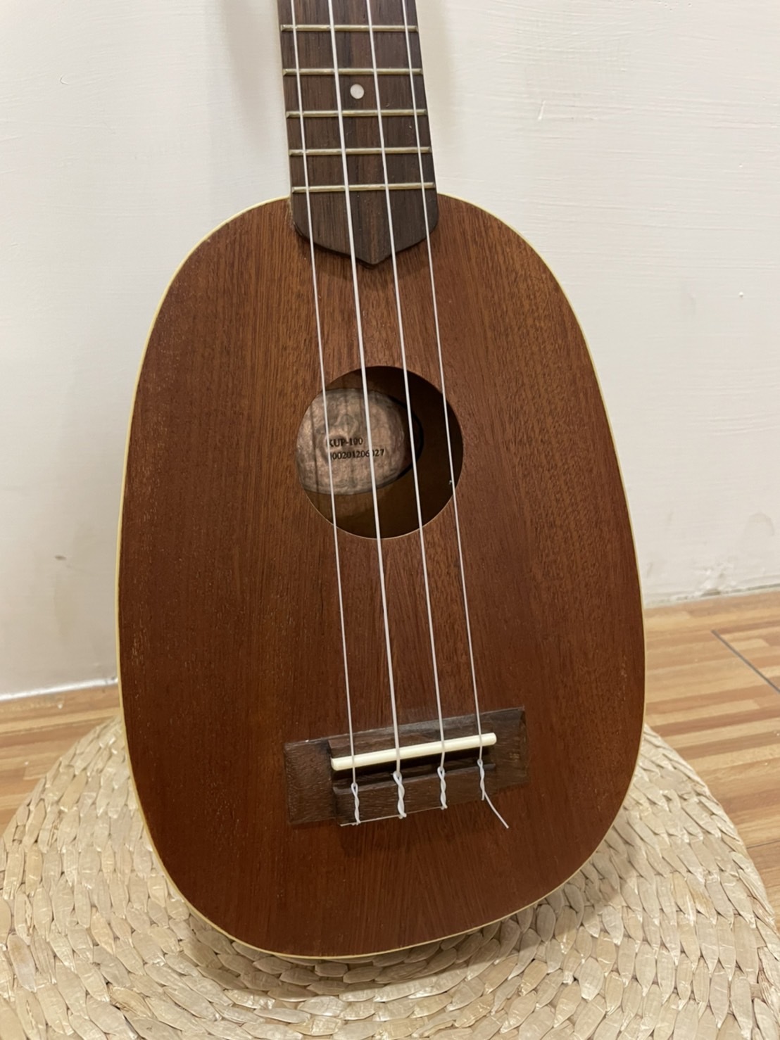 UKAKU - S100 21吋烏克麗麗 菠蘿型 沙比利木 【福利品出清8折出售】編號14