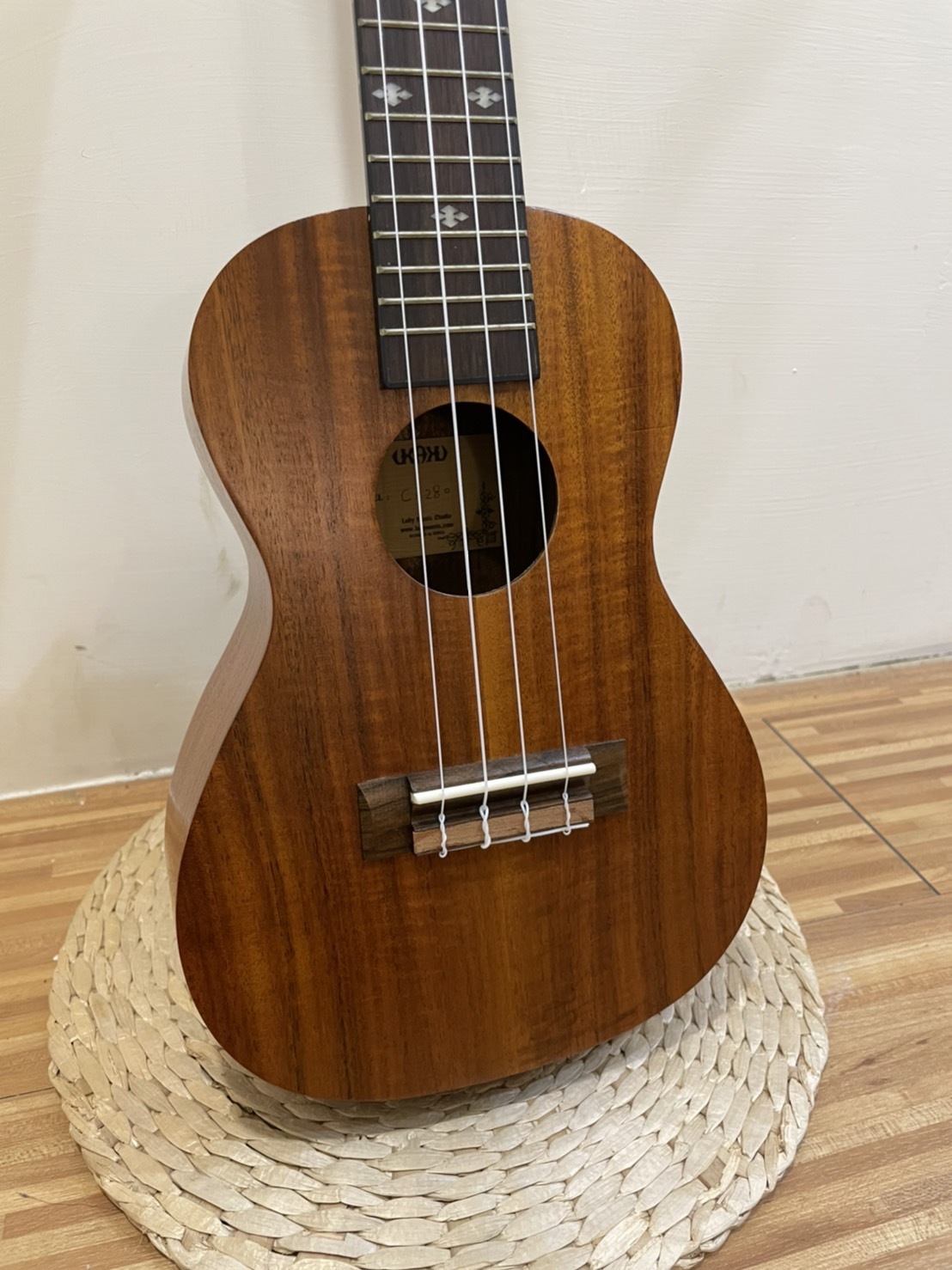 UKAKU - C280 23吋單板烏克麗麗 相思木 古典琴頭【福利品8折出售】編號15