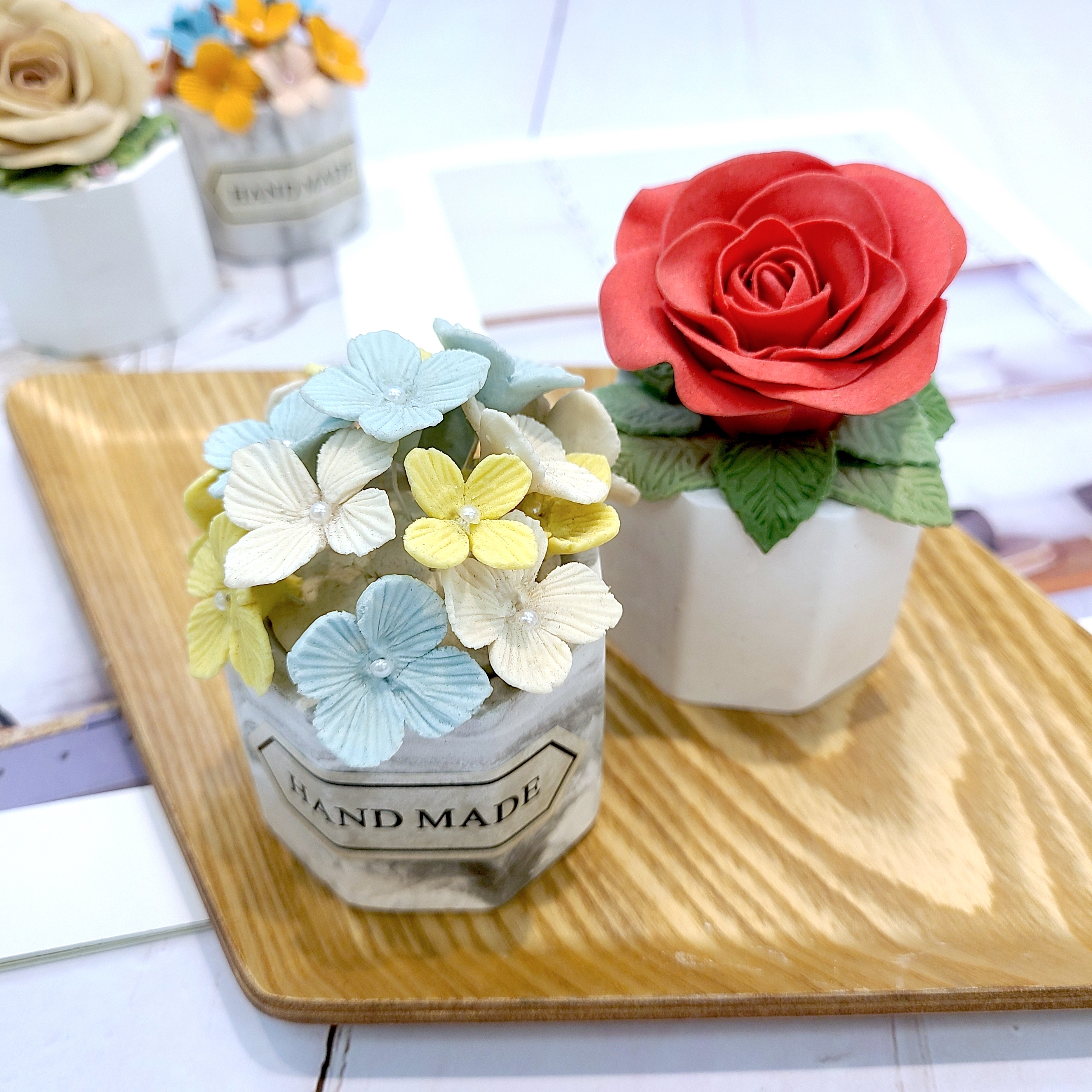 【青手作DIY】擴香石膏捏花體驗課程