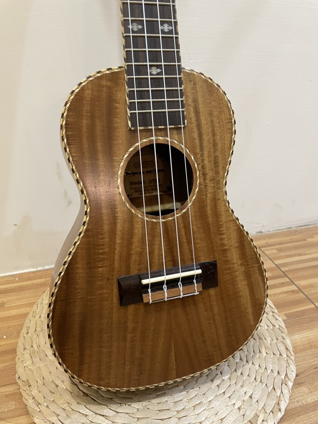 UKAKU - C190 23吋 烏克麗麗  斑馬邊條 相思木 【福利品出清8折出售】編號16