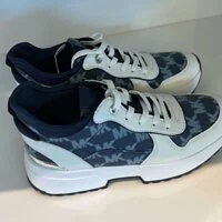 [S] MICHAEL KORS MUSE METALIC LOGO TRAINER, NAVY MULTI, 49S2MUFS1Y (SMK118)