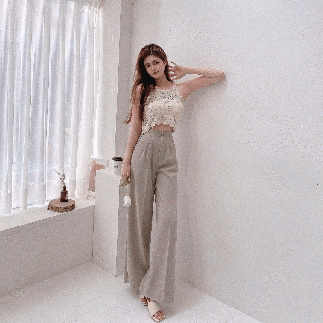 棉麻高瘦長腿寬褲/三色【C02271503】