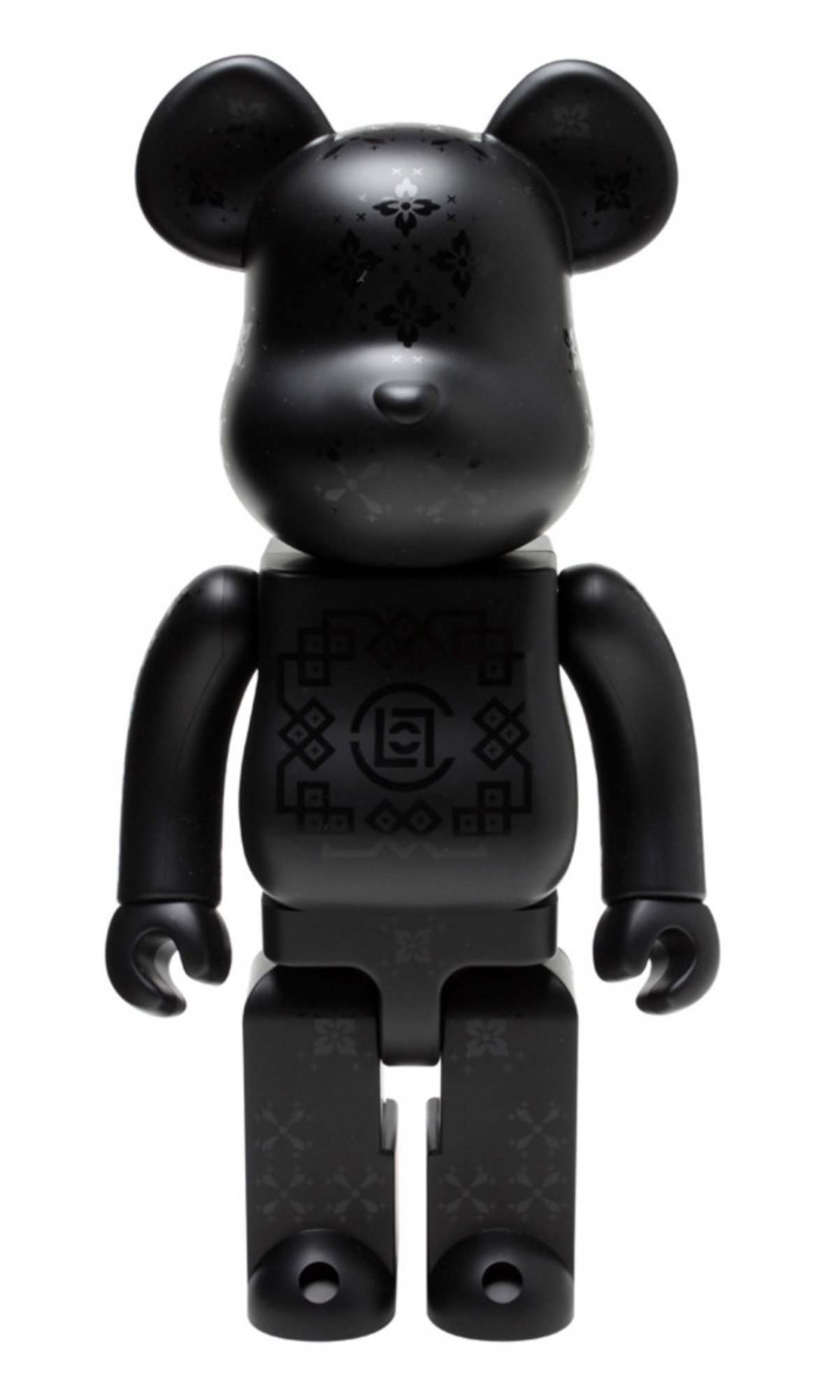 Medicom Bearbrick Clot Black silk 400%