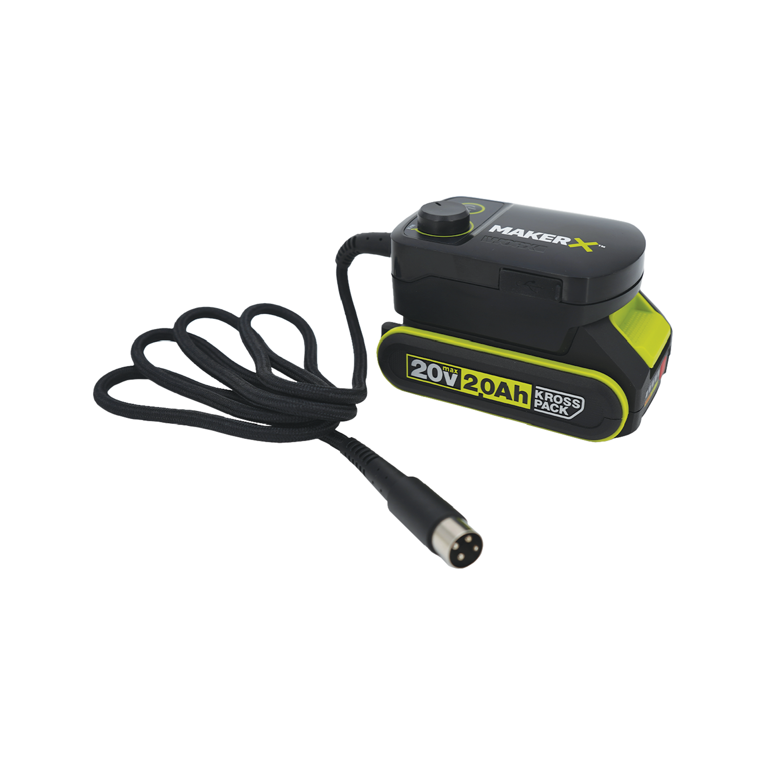 WORX WA7300 MAKER-X 綠色轉接器 (含USB接口)