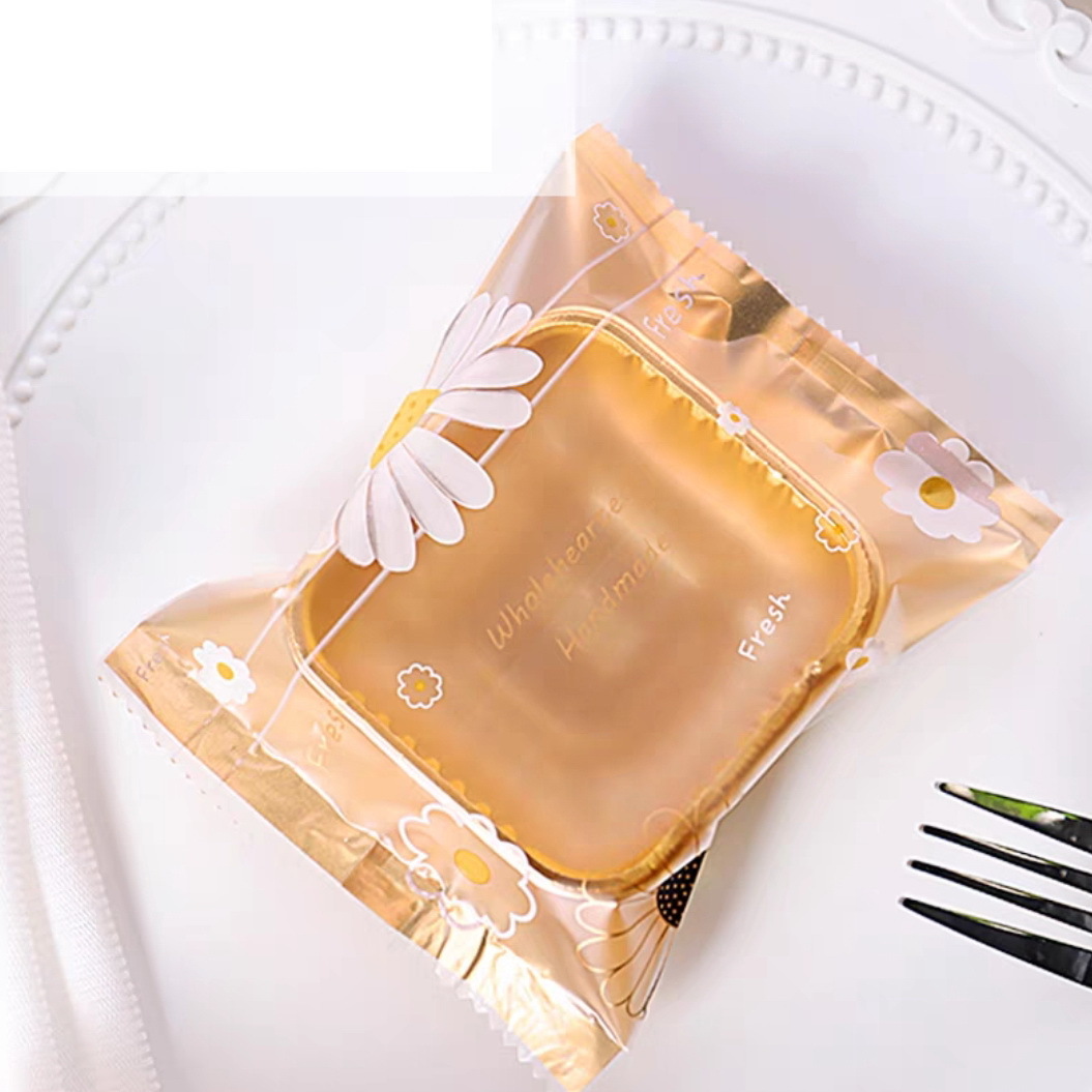 【Moon Cake Packaging Bag 125g 】 Mooncake bag Machine Sealing Plastic  100pcs 中秋月饼机封包装袋独立包装月饼袋