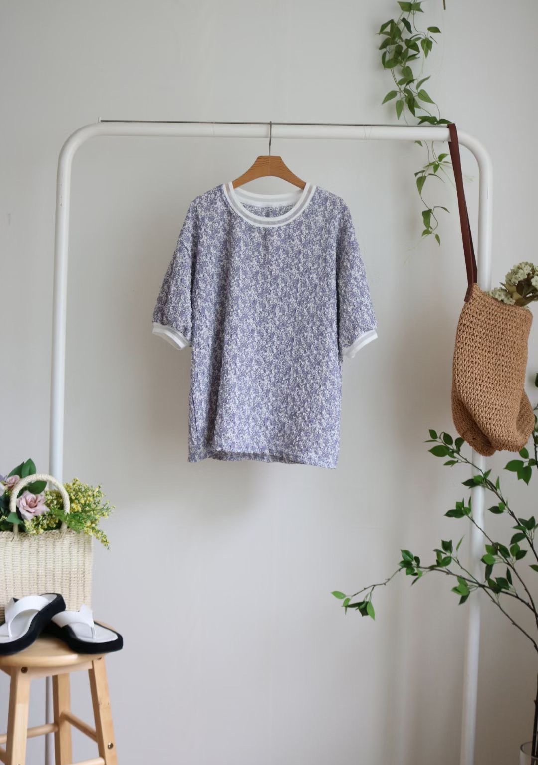 JULT2297 薰衣草圓領上衣
