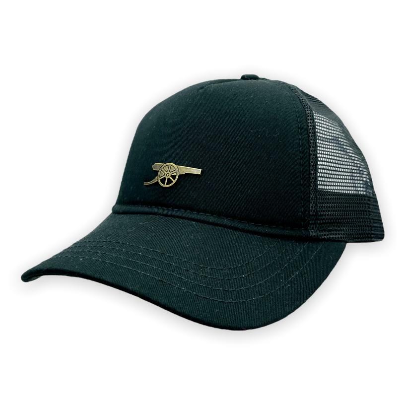 阿仙奴黑色金炮會徽網帽