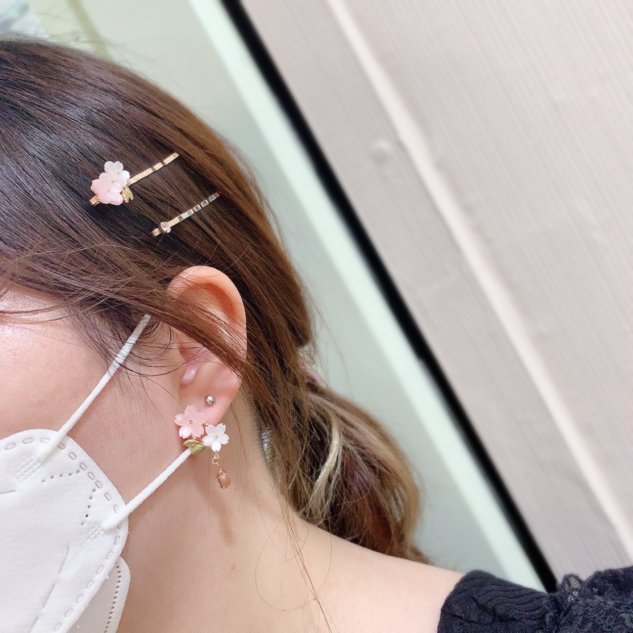 [日本制]櫻花髮夾SET