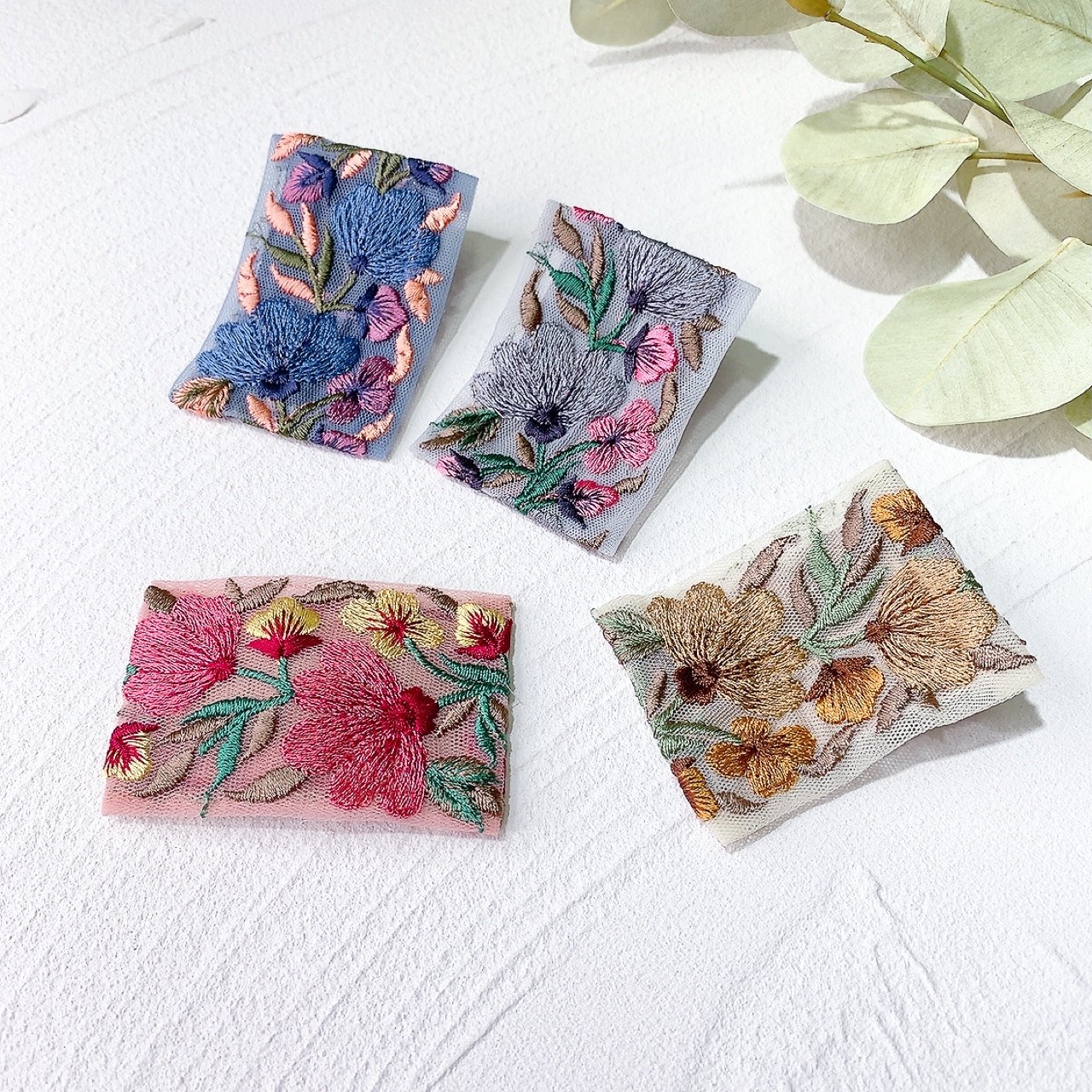 [日本制]刺繡花髮夾 (網站限定優惠)