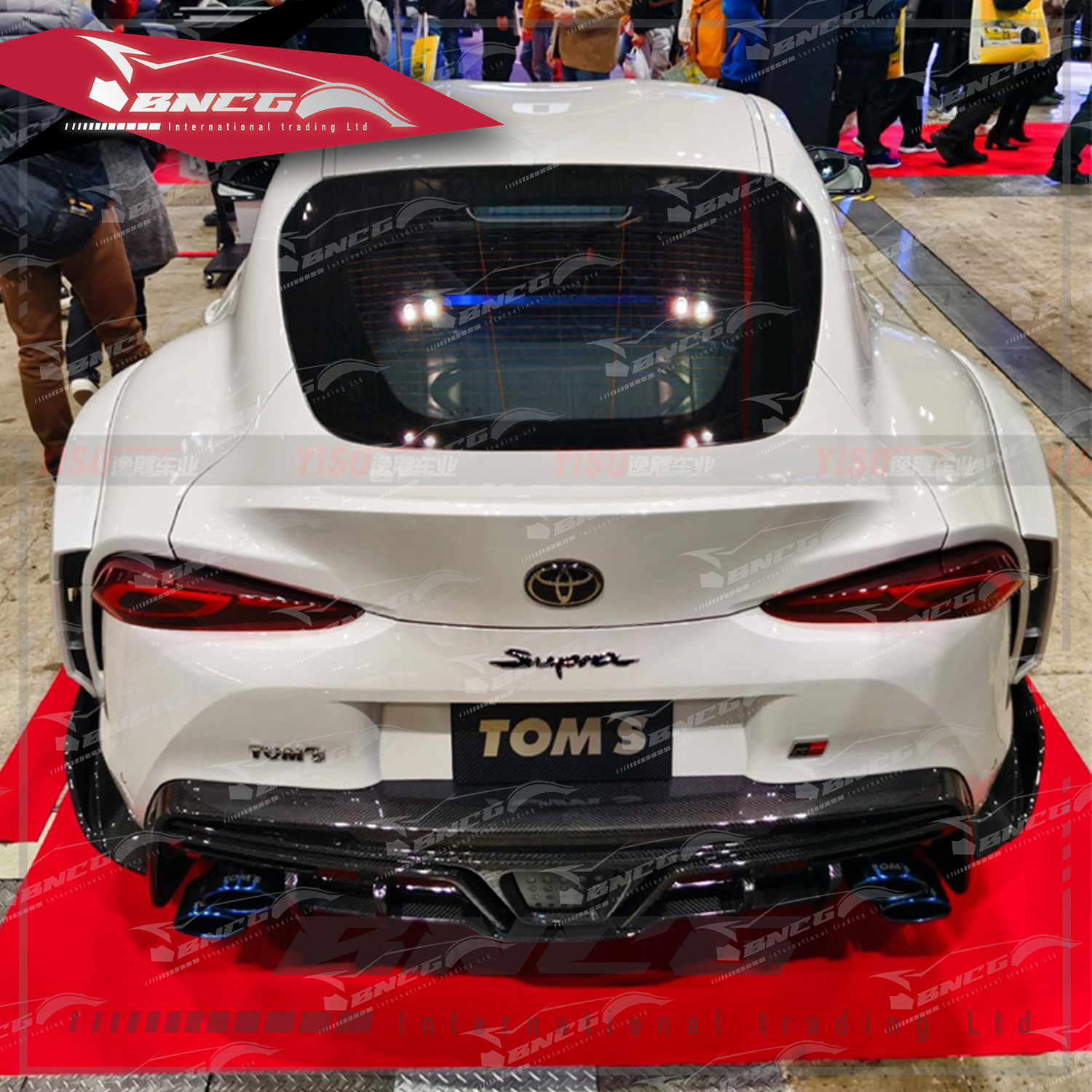豐田 Toyota GR Supra A90 牛魔王 2019+年式 卡夢 乾碳纖維 空力套件 Toms款 後下巴 後導流