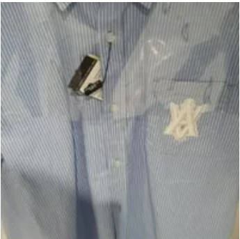 [S] ADLV STRIPE SHIRT,BLUE, ADLV22SS-SHAESP-SBL (SAV63)