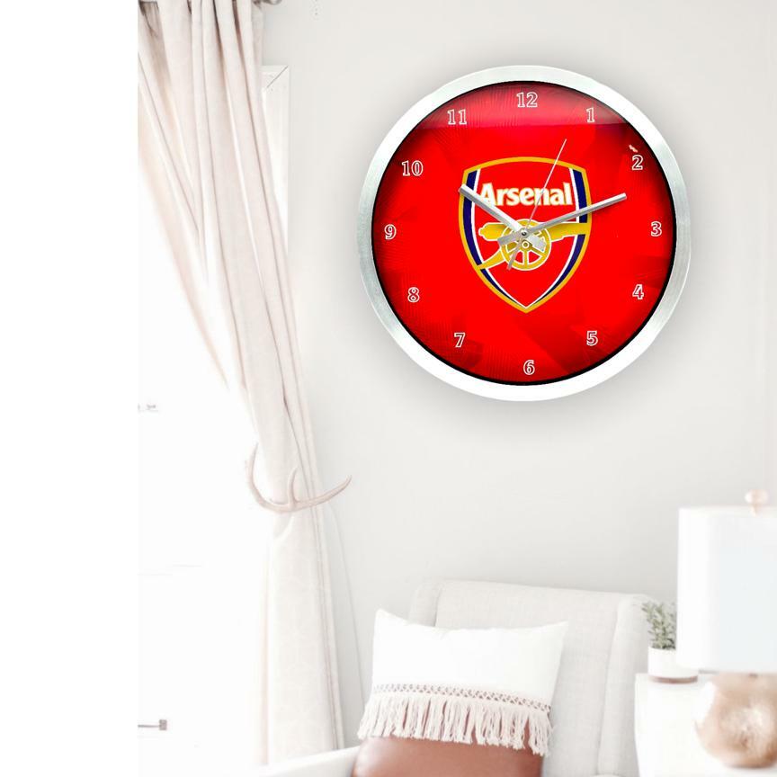 阿仙奴會徽油壓針掛牆鐘