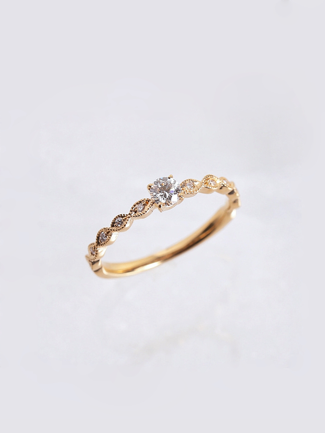 Leaf Ring 0.15ct