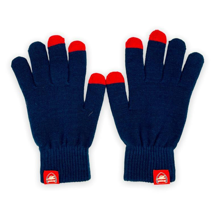 阿仙奴深藍色冷手襪