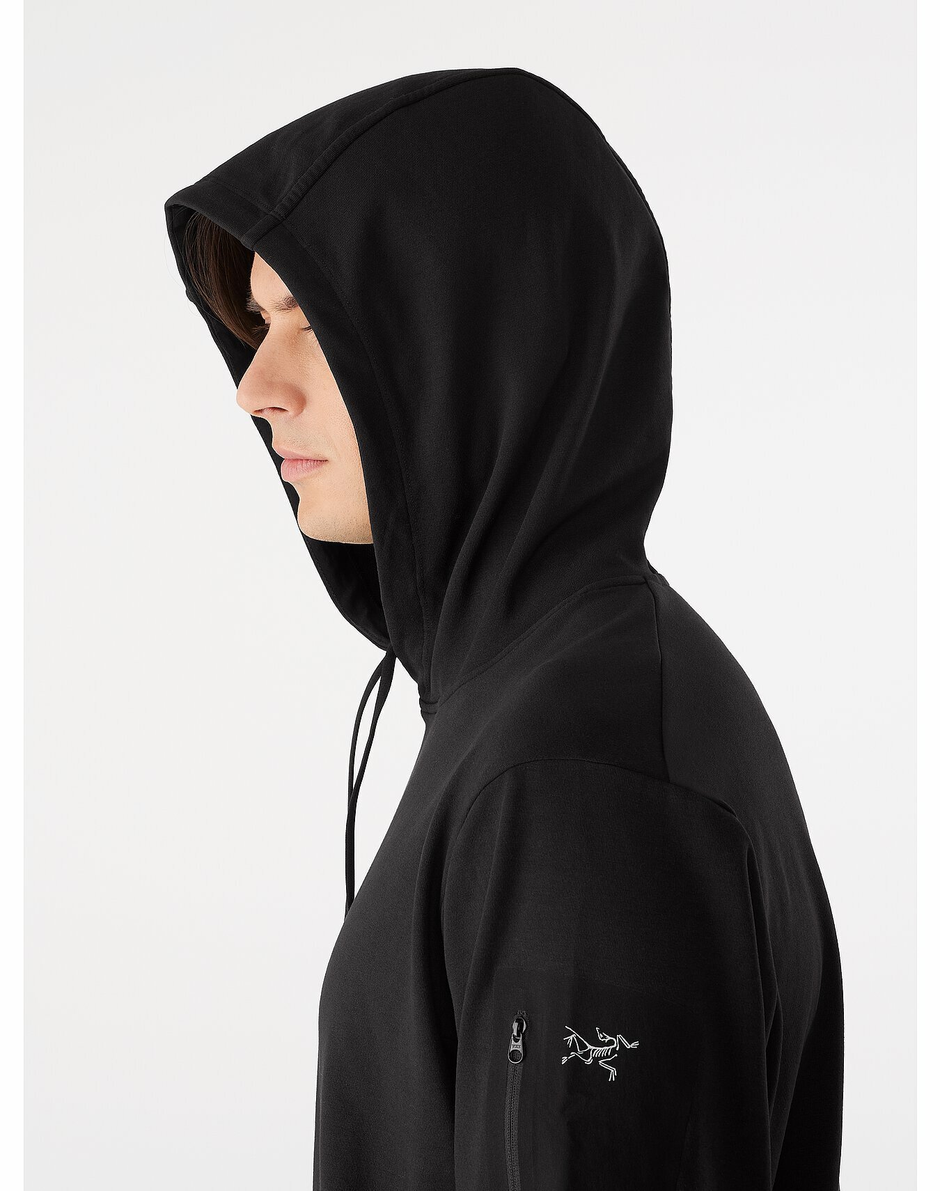 【美品】ARC'TERYX Mentum Hoody M's BLK 始祖鳥arcteryx MENTUM HOODY 男款帽T 山系