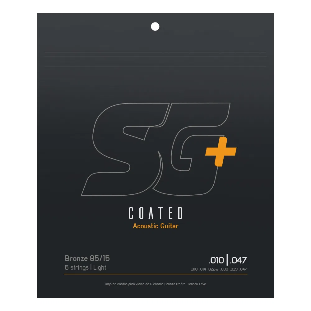 SG 木吉他包覆弦 .010黃銅 SG-6685C EX