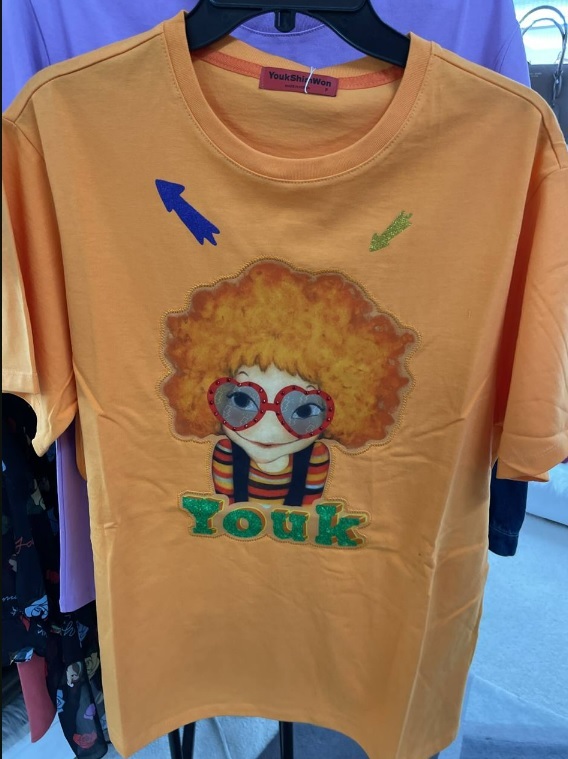 [S] YSW COLORFUL T-SHIRT SUNNY,ORANGE, H2WTS14ORSN (SYW88)