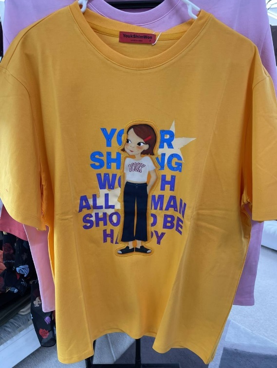 [S] YSW PAPER T-SHIRT LEAH,YELLOW, H2WTS03YERA (SYW90)