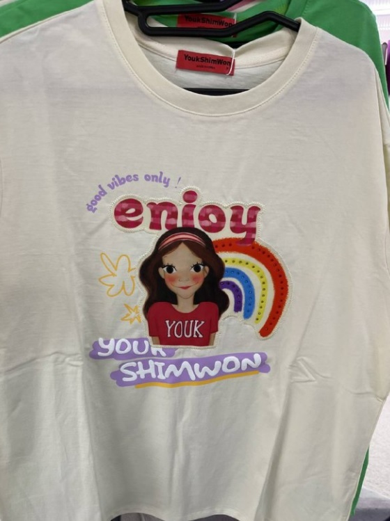 [S] YSW PICNIC T-SHIRT LUNA,IVORY, H2WTS02IVLN (SYW104)