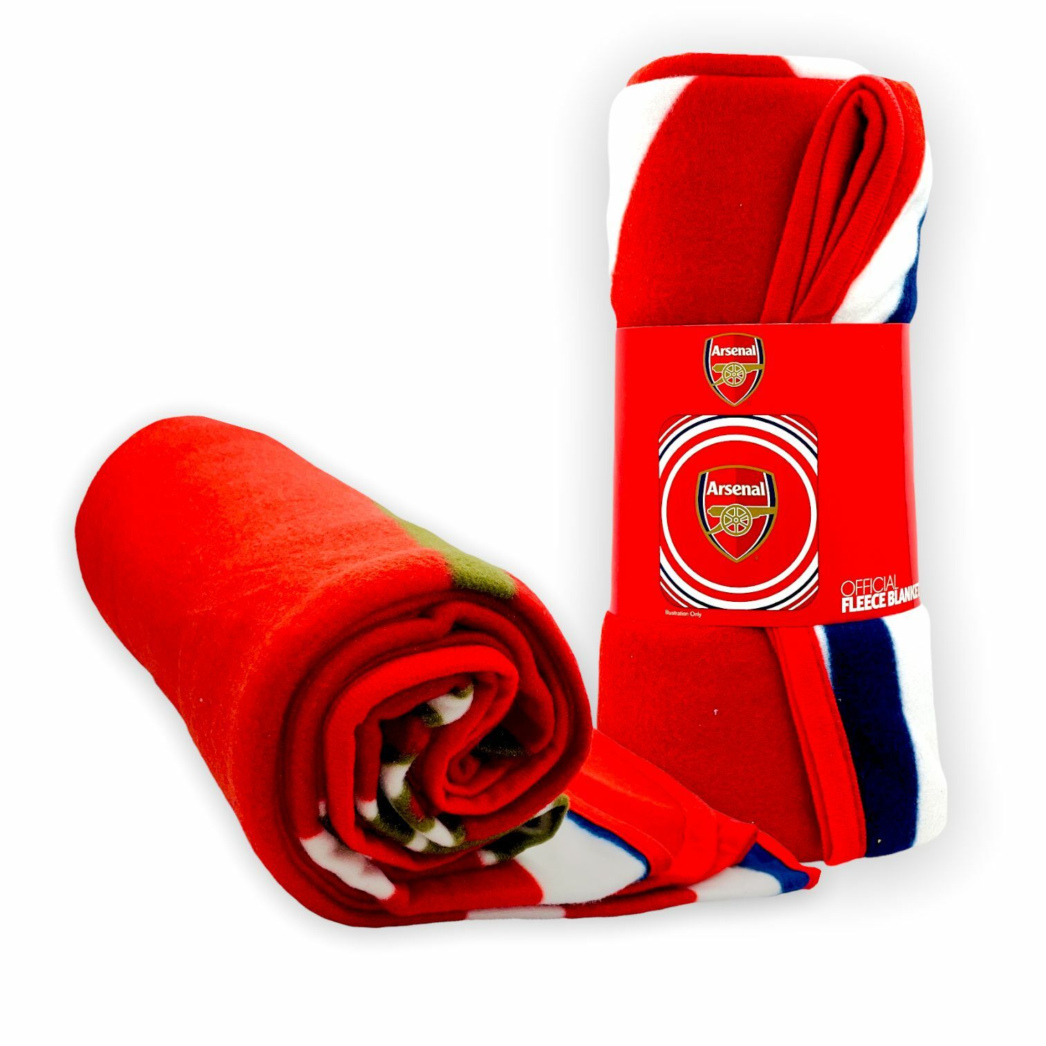 阿仙奴紅色會徽毛毯
