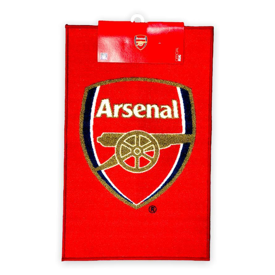 阿仙奴紅色會徽平織地毯