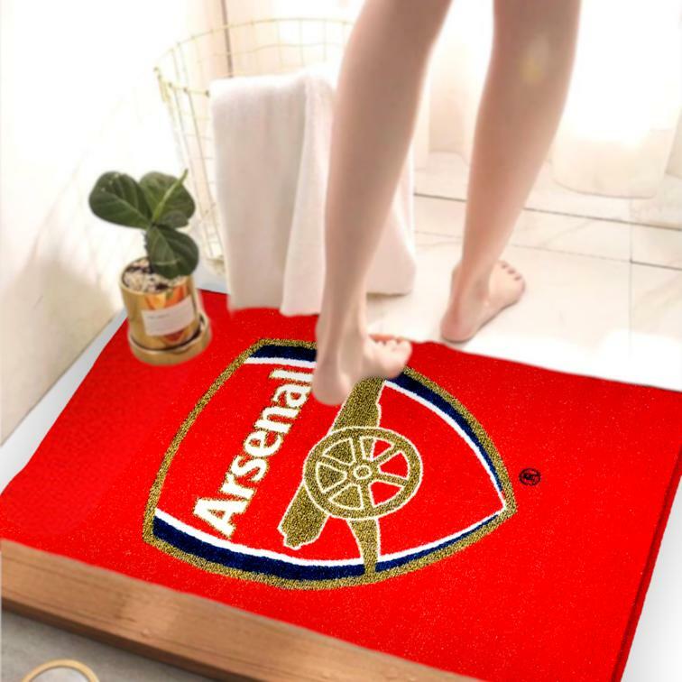 阿仙奴紅色會徽平織地毯