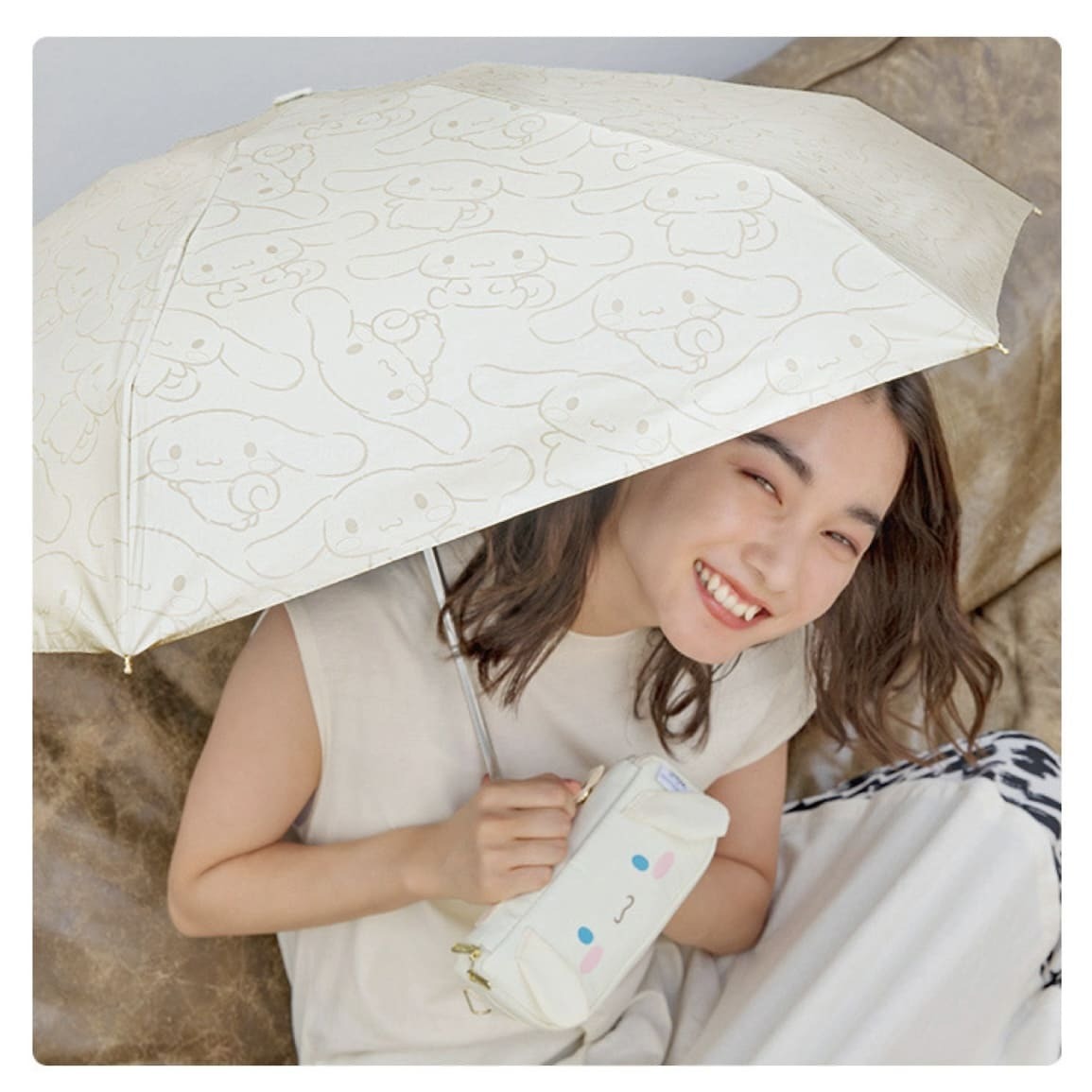 日本 Wpc x Sanrio Characters Parasol Mini 100%完全遮光防UV雨傘