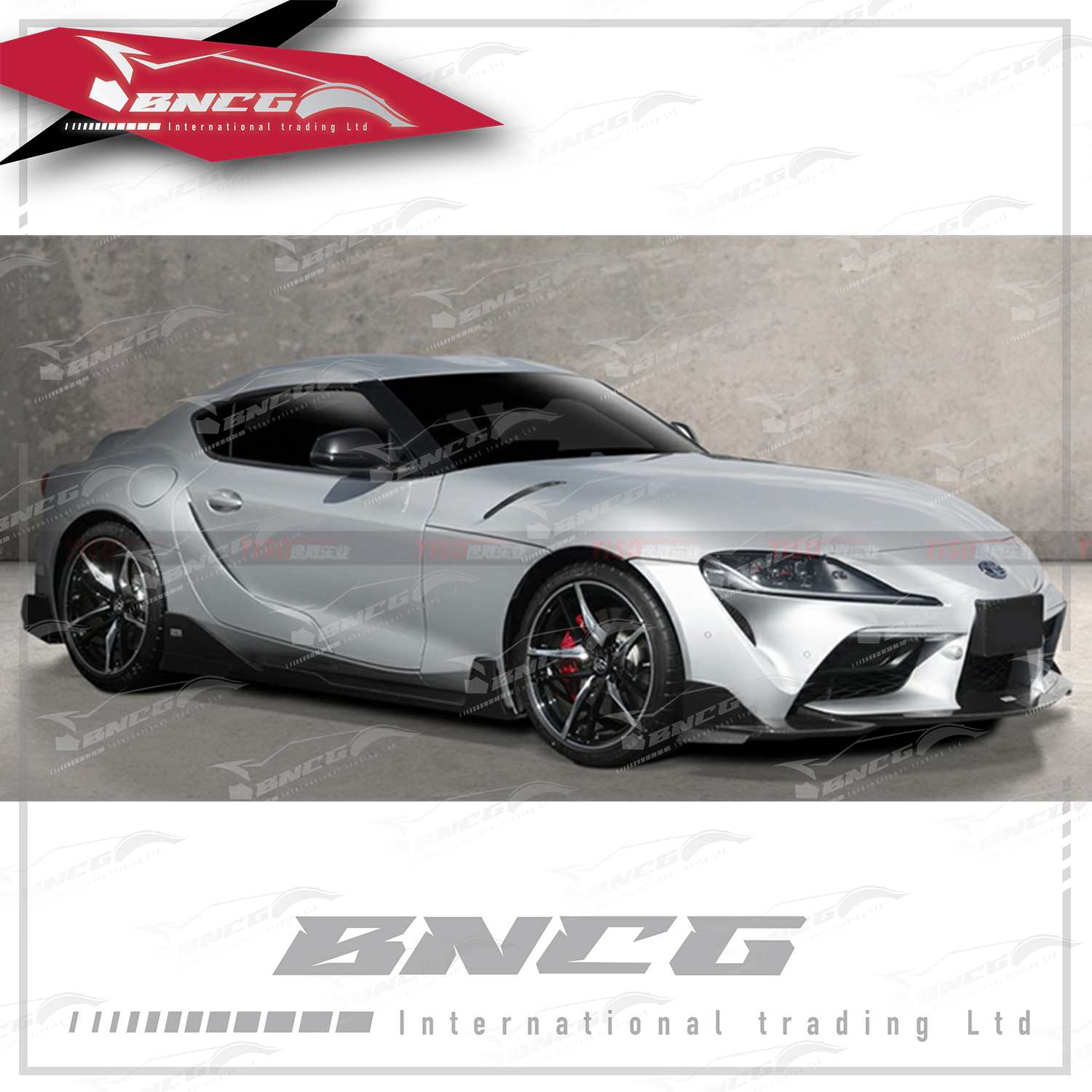 豐田 Toyota GR Supra A90 牛魔王 2019+年 乾碳纖維 外觀件 空力套件 TOMS款 側裙 側定風翼