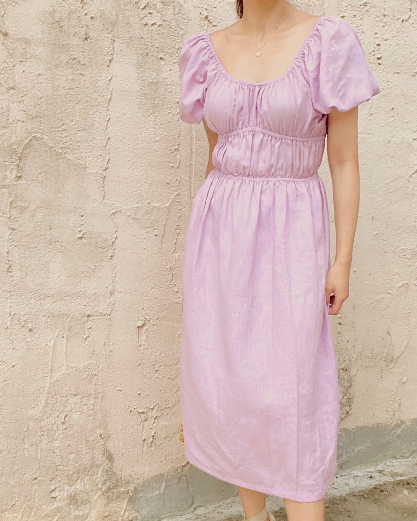 Yvonne Pure Linen Dress