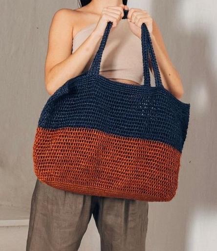 菲克提袋｜藍褐｜哥倫比亞