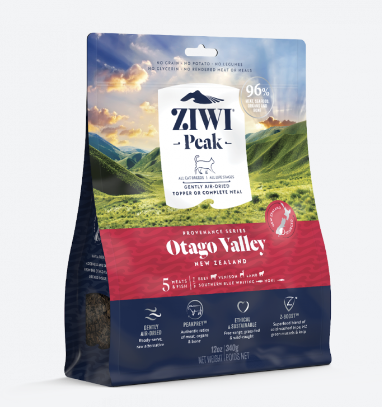 ZIWIPeak® 溫和風乾無穀物奧塔哥山谷配方貓糧 128G/340G