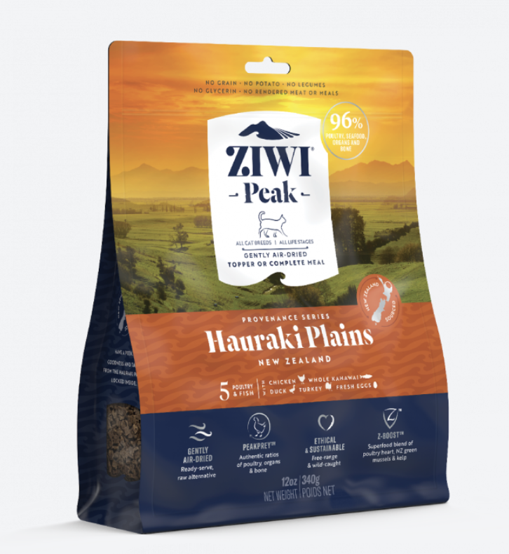 ZIWIPeak® 溫和風乾無穀物豪拉基灣配方貓糧 128G/340G