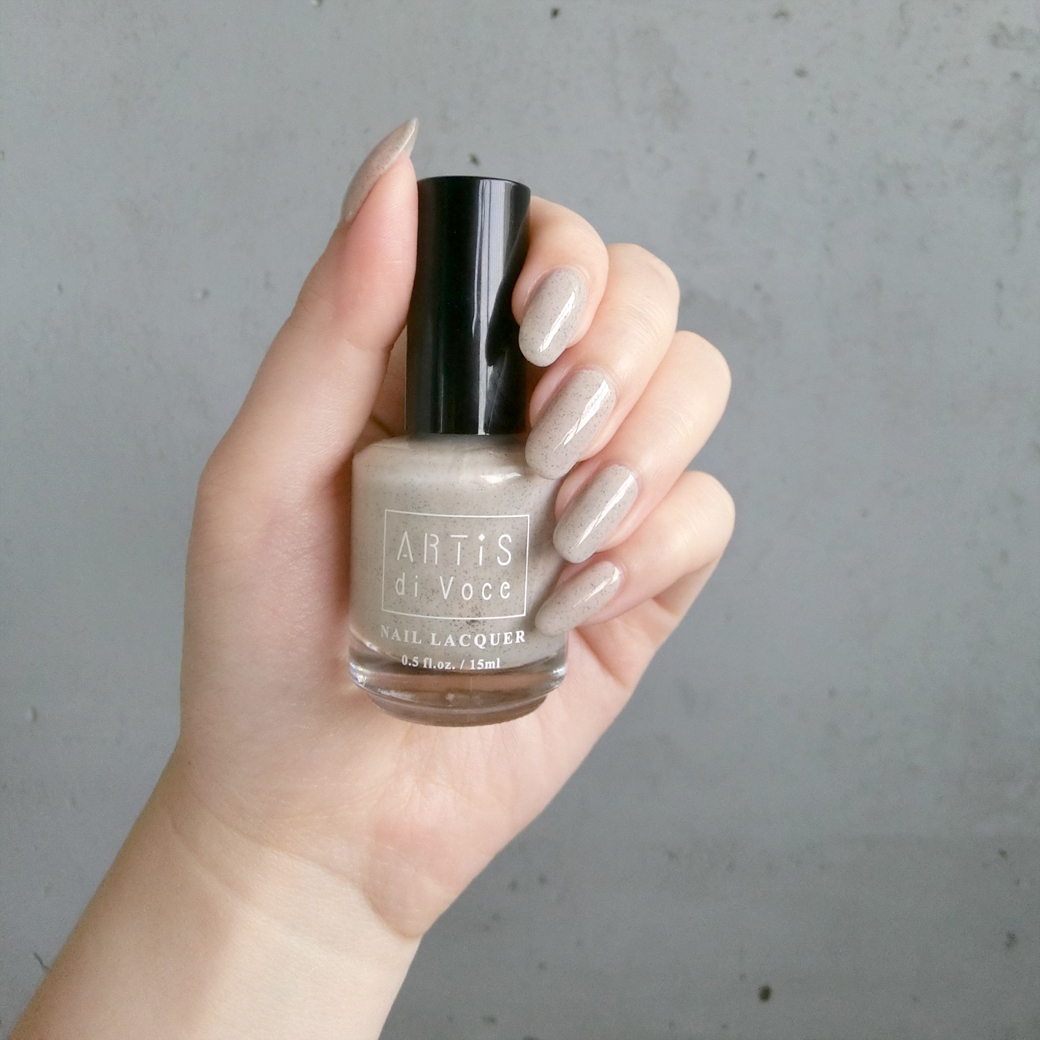 flicka nail × Artis di Voce 砂糖指甲油 NA02