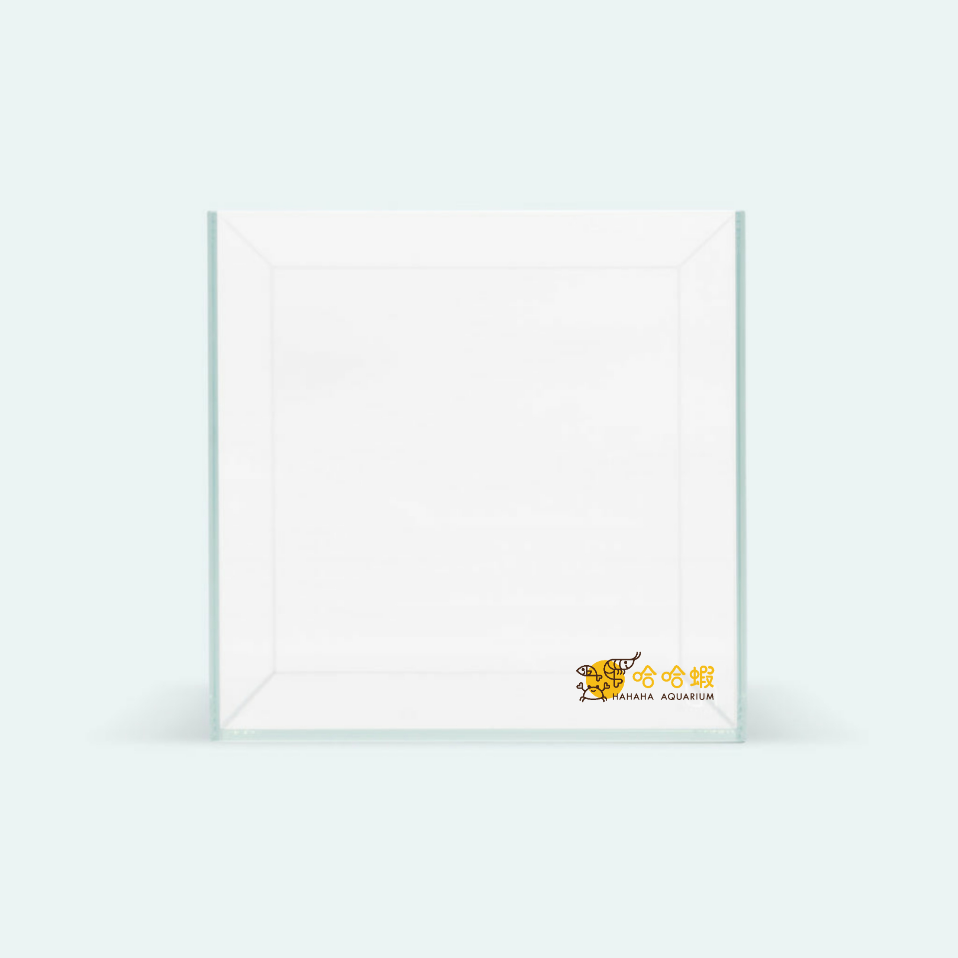 恩泉水族 超白水晶正方玻璃缸