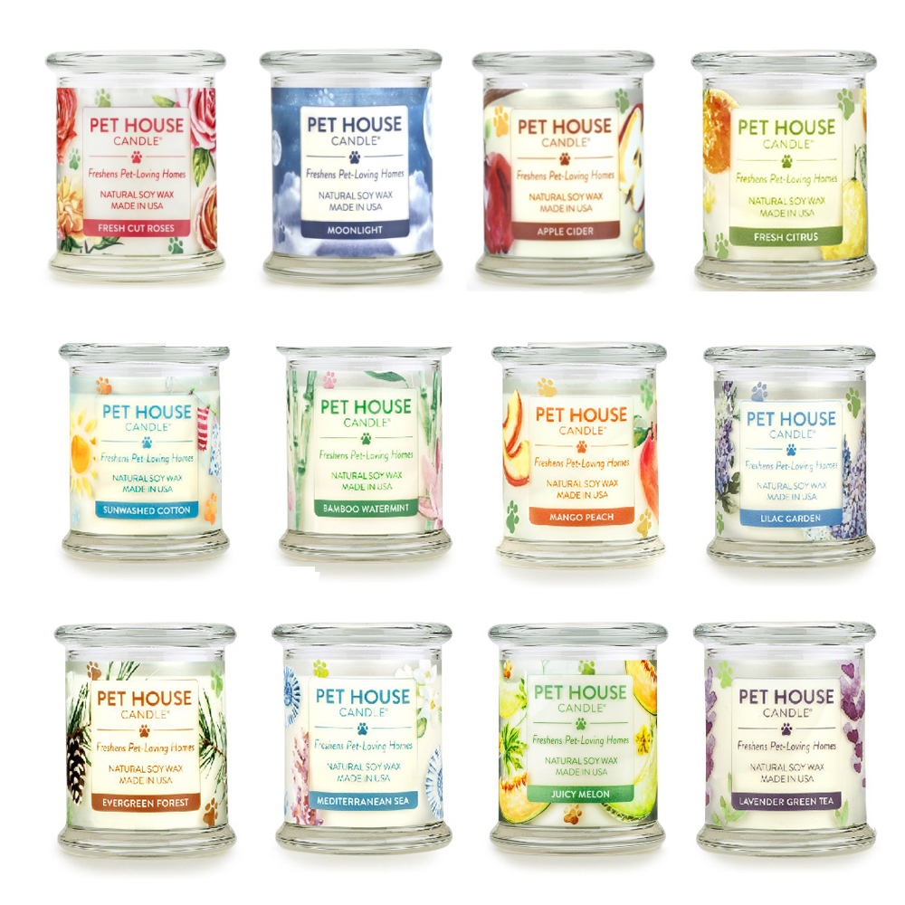 【PETHOUSE】室內除臭寵物香氛蠟燭 43g/255g