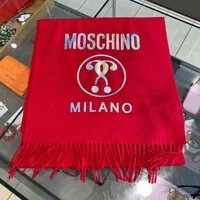 [S] MOSCHINO LONG WOOL SCARF,RED, 8057143085069 (SM201)