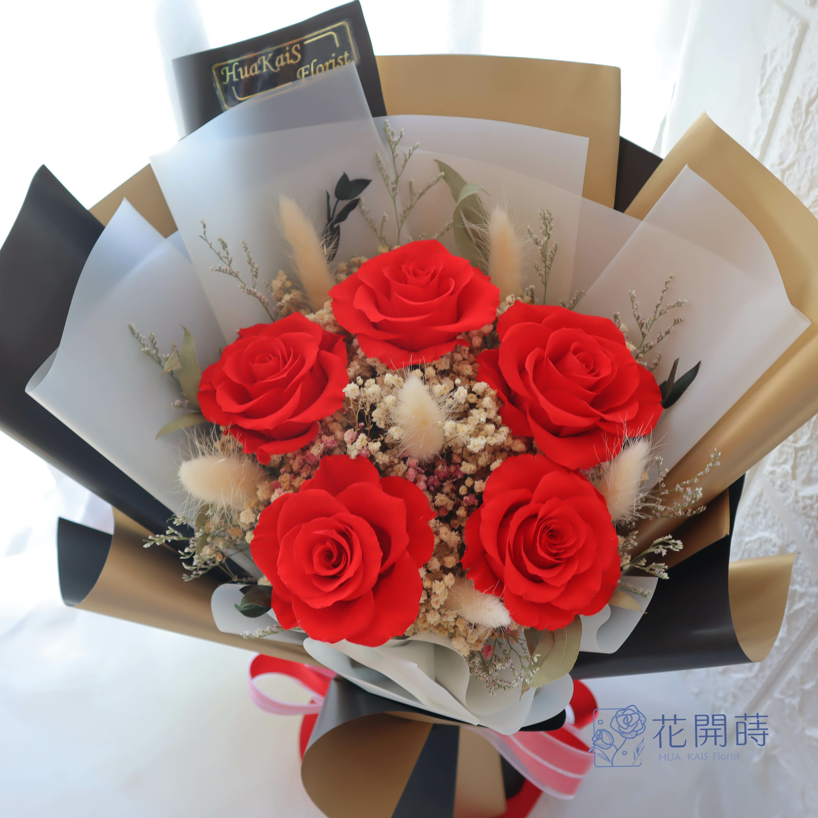 永生花束|紅玫瑰|情人節花束|告白花束|永生玫瑰