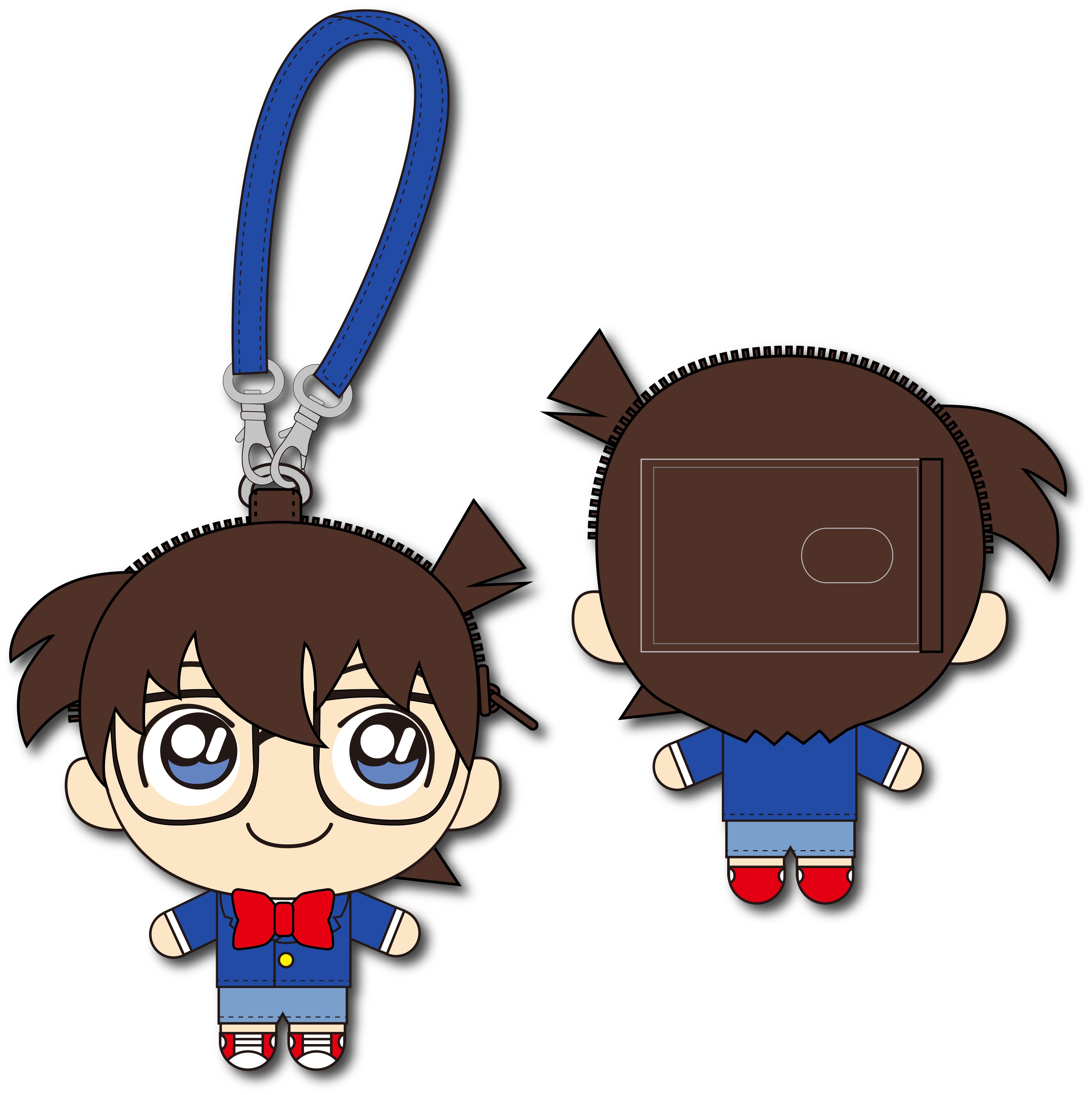 名偵探柯南-絨毛零錢票卡夾