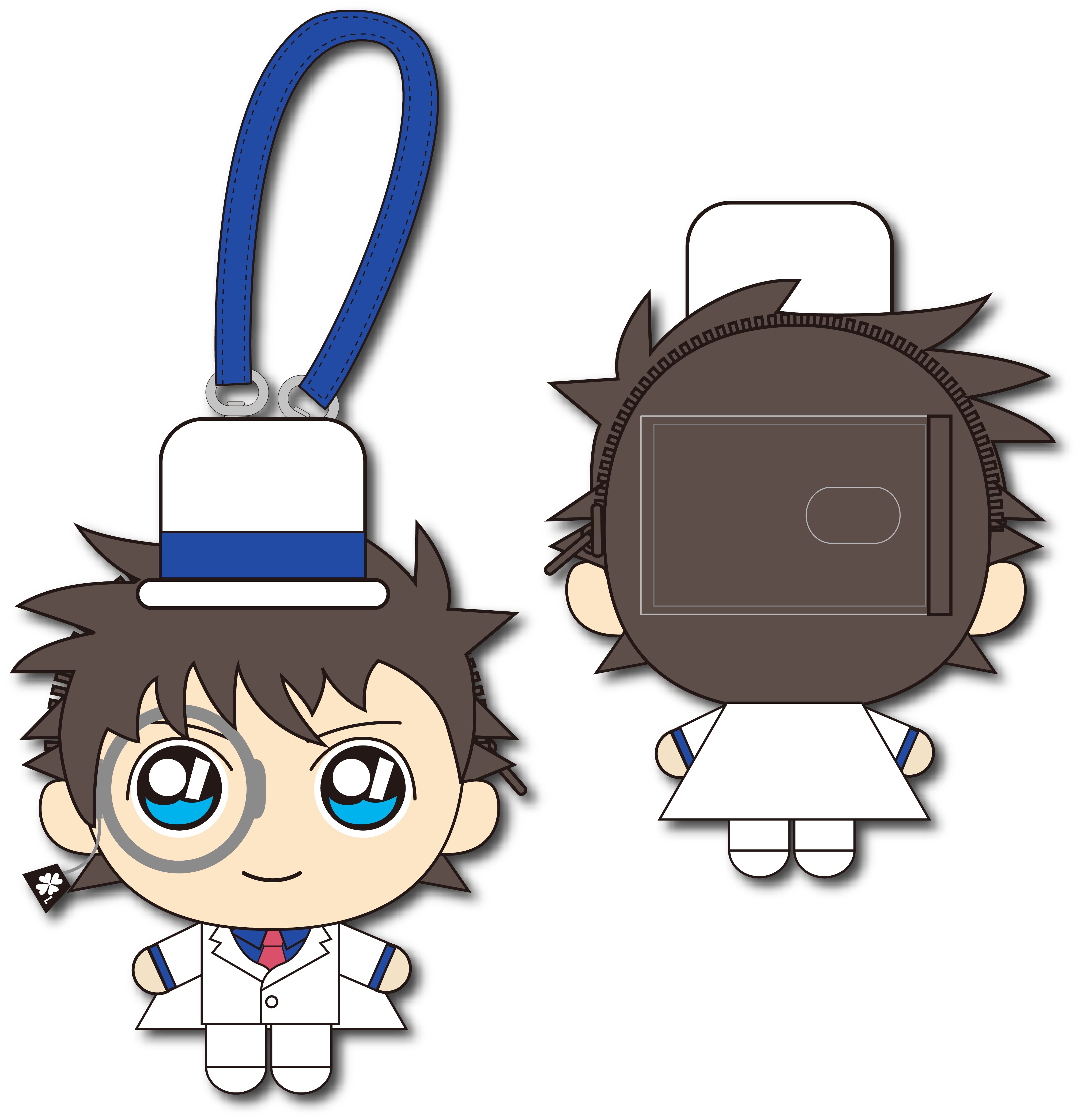 名偵探柯南-絨毛零錢票卡夾