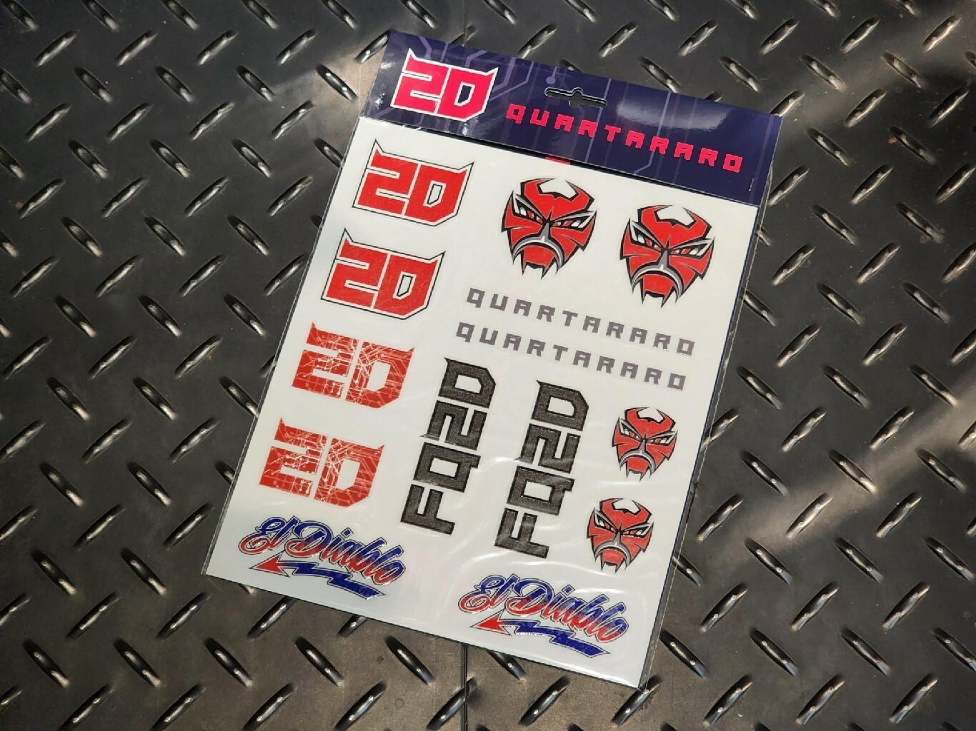 MotoGP Big Stickers Fabio Quartararo El Diablo FQ20 貼紙 周邊
