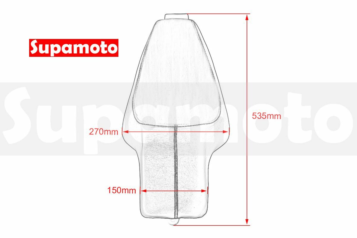 -Supamoto- 哈雷雙人座—1.5人 (單座/雙座/改裝/通用/座墊/坐墊/48/883/72/Sportster