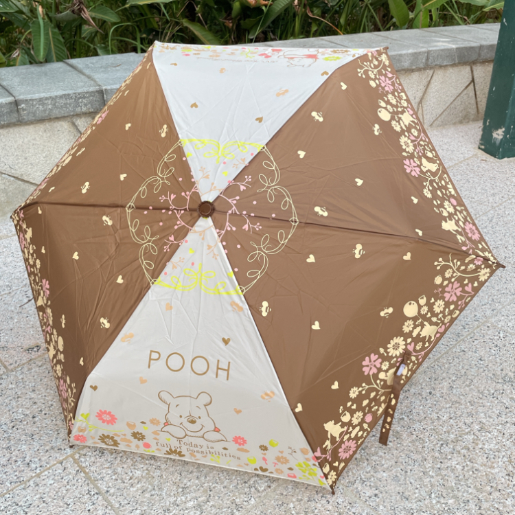 22161-PH 迪士尼主角縮骨遮 小熊維尼 經典花卉 #JP22-90400