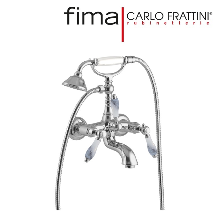 Fima Carlo Frattini "Herend Chic" F5404CBCR Bath Mixer w/ Hand Shower