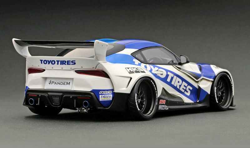 1/18 ignition model PANDEM Supra (A90) White/Blue (IG2763)