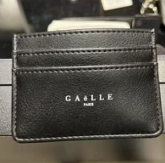 [S] GAELLE PARIS GBDA1835 PORTACARTE CON LOGO,NERO, 8056593587482 (SGP17)