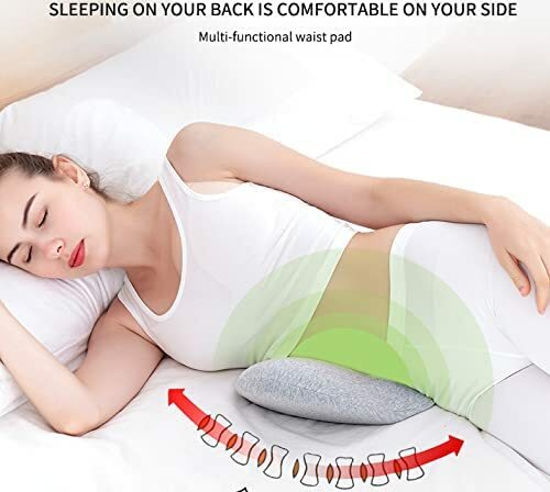 摺疊睡眠腰部支撐護記憶棉腰枕│按摩護脊 腰脊放鬆│針對腰痛 有力支撐